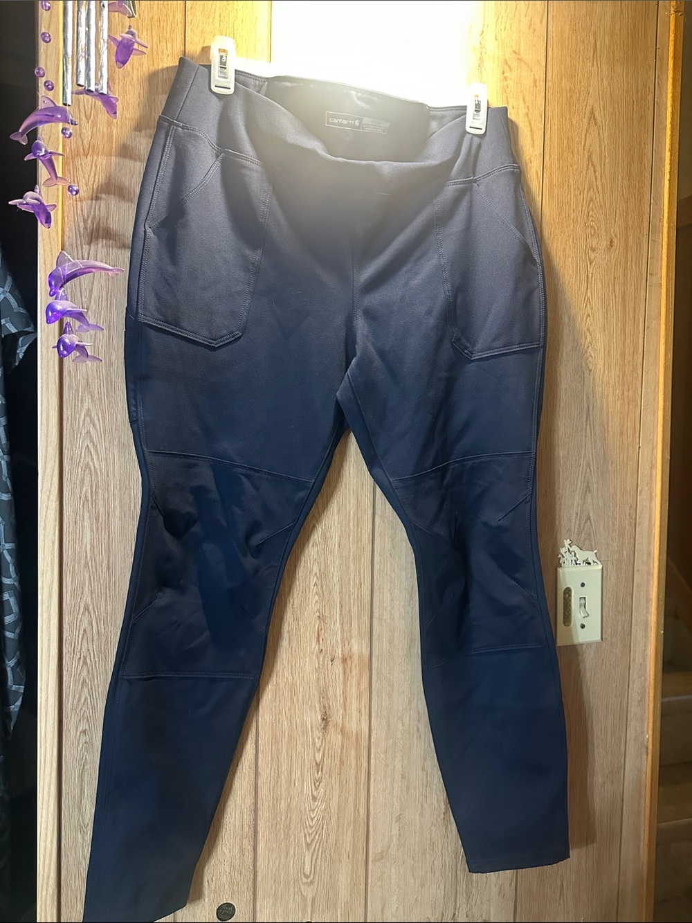 Carhartt Navy Fitted Crew Work pants